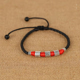 Simple Adjustable Handmade Leaf Anklets Woven Adjustable Rope Lucky Foot Bracelet For Women Men Jewelry