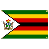 60×90 90x150 120×180CM Zimbabwe Emblem Flag Polyester Printed Banner Tapestry For Decor