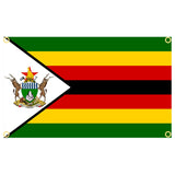 60×90 90x150 120×180CM Zimbabwe Emblem Flag Polyester Printed Banner Tapestry For Decor