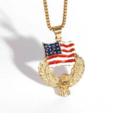 Ancient Egyptian Goddess Spread Wings Pendant Necklace Women Fashion Hip Hop Punk Amulet Jewelry Gift