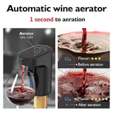 Electric Wine Decanter  Portable Mini Automatic Wine Decanter USB Rechargeable Wine Dispenser Wine Pump Wine Accessories