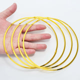 Anniyo (1Piece) Ethiopian Round Chokers Necklaces for Women Round  Circle Necklace Silver/Gold Color Choker Accessories #065606