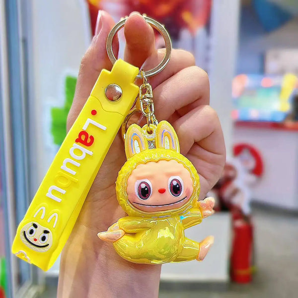 Cute Dancing eep Doll Keychain Car Chain Key Holder Cartoon Sle PVC Material Creative Gift Small Present
