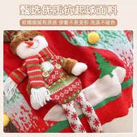 New Year Sweater Christmas Rainbow Long Sweater Autumn and Winter New Lazy Three-dimensional Hooded Cartoon Loose Thick Sweater