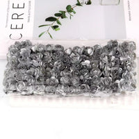 144PCS 1.5 cm Artificial Mini Paper Rose Bouquet For Scrapbooking For Wedding Party Decoration Cheap Artificial Rose Flowers