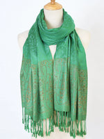 Fashion Women's Silk Scarf Luxury Satin Shawl Wraps pashmina scarf