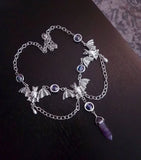 Gothic Bat Necklace, Halloween necklace, Vampire Bat Necklace, Gothic Jewelry, Classic Goth Victorian necklace