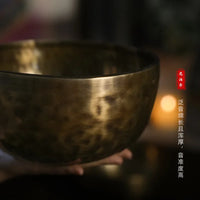 Nepal Handmade Singing Bowl Buddha Sound Bowls Brass Chime Large Tibetan Bowl Set Yoga Meditation Sound Therapy Ornaments Gifts