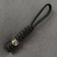 Vintage Hand-knitted Lanyard Keychain Biker helmet Pendant Paracord Rope weave Accessories Bag Hanging Handmade Car Keyring