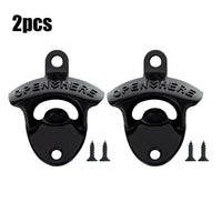 Zinc Alloy Wall Bottle Opener Kitchen Bottle Opener Retro Alloy Wall Mounted with Screws Party Antique Beer Bottle Opener