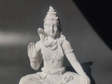 Sandstone Shiva Statue Yoga Figurine Zen Meditation Buddha Decor India Religion Feng Shui Craft  Home Decoration Accessories