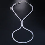 Sexy Femme Full Crystal High Heel Anklet For Women Ankle Bracelet Leg Chain Crystal Foot Bracket Jewelry Sandals Accessories