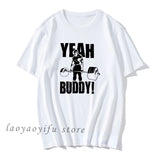Men Sports TShirt Yeah Buddy Ronnie Coleman Body Building Graphic T Shirts Male Casual Fashion Tops Ropa Hombre Summer XS-4XL