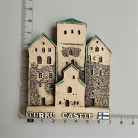 Fridge magnets Andorra Croatia Finland Italy Dresden Prague Norway Santorini France Denmark Ibiza Spain Jerusalem Austria Dublin