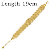 Anniyo Gold Color Money Coin Bracelet Islamic Muslim Arab Coins Bracelet for Women Men Middle Eastern Jewelry African @@