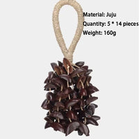 Natural Hand Bell Nut Shell Meditation Outdoor Wind Chimes Sound Healing Bells Diapason Ethnic Musical Instruments Percussion