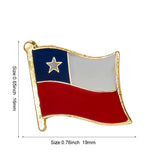 Chile flag lapel pin badge pin Brooch Icons