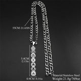Yoga 7 Chakra Birth Flower Pendant Necklace for Women Men Stainless Steel Gold Silver Color Reiki Healing Amulet Jewelry Gift