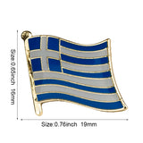 Flag Pins Country Flag Badge Flag Brooch National Flag Lapel Pin International Travel Pins Collections