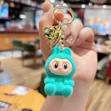 Cross-Border Hot Sale Cartoon Keychain Plush Key Holder Cute Doll Bag Pendant Toy Machine Hanging Decoration Flocking Sheep