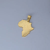 2pcs No Fade Africa Map Charms Stainless Steel Pendant for Jewelry Making Necklace Keychain Rune Eye of Horus Talisman DIY Craft