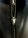 Handcrafted Sterling Silver Medusa s925 Silver Necklace Ancient Greek Myth Snake Woman Pendant Featured Pendant