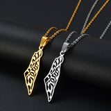 Israeli Pendant And Necklace Stainless Steel Israel Jewelry For Women Girls #300221