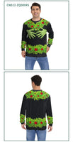 Men Women Xmas Sweatshirt 3D Christmas Wine Glass Bell The Gingerbread Man Print Ugly Christmas Sweater Holiday Party Jumper Top
