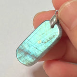 Pendant Natural Stone Irregular Shape Blue Purple Labradorite Pendant for Women Men Jewelry 1Pcs