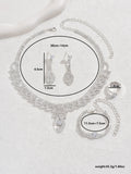 Fashionable sparkling rhinestone palace style women's suit, elegant and luxurious design, high-end accessory