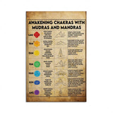 Don't do it if it doesn't feel right, yoga poster, chakra knowledge, chakra mudra and mandala, yoga quotes, seven chakras