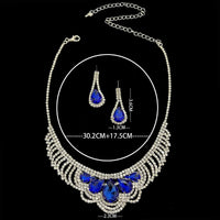 Ladies' Fashion Design Geometric Claw Chain Series Necklace Earrings Jewelry Set Suitable for Wedding, Party, Festival Gifts