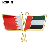 Bahrain Flag Badge Flag Brooch National Flag Lapel Pin International Travel Pins
