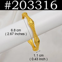 Anniyo 1Piece Alloy Bracelets for Women Ethiopian Bangles Jewelry African Arab Birthday Party #203016