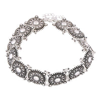 Vintage Alloy Carved Sun Pattern Choker Necklace for Women Traditional Boho Ethnic Round Collar Necklaces Statement Jewelry Gift
