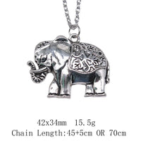 Birthday Gifts Necklace 45Cm Or 70Cm Long Chain Elephant Neck Decoration Choker Neck