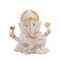 Hindu God Lord Ganesha Idol Statue Elephant Buddha Sculpture India Home Pooja Diwali Success Blessing Decoration