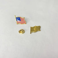 10/20/100pcs American Flag Waving Lapel Pins United States USA Badge Pin Patriotic Enamel Suit Jacket brooches