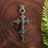 Retro Gothic Mysterious Demon Angel Wings Pendant Necklace Men's Punk Hip Hop Trendy Cool Jewelry Boy Gift