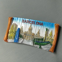 Europe Spain fridge magnets Portugal Resin Refrigerator Sticks Tourism Commemorative Handmade Creative Gifts Barcelona Lisbon