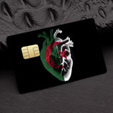 Morocco Map Flag  Card Stickers  Holographic Sticker Film Skin Cover for Credit Debit Card