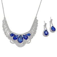 Ladies' Fashion Design Geometric Claw Chain Series Necklace Earrings Jewelry Set Suitable for Wedding, Party, Festival Gifts