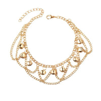 New Fashion Beach Anklets For Women Bohemian Bells Tassel Bracelet On The Leg Foot Jewelry Holiday Accessories