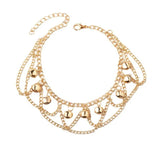 New Fashion Beach Anklets For Women Bohemian Bells Tassel Bracelet On The Leg Foot Jewelry Holiday Accessories