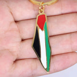 New fashion stainless steel mirror Israel dripping oil pendant Keychain men's and women's bags Car Israel pendant accessories sm