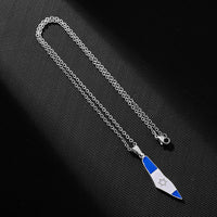 2024 new fashion stainless just Israel six stars map flag pendant necklace temperament everything collarbone chain birthday anni