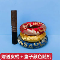 Nepal Handmade Singing Bowl Yoga Meditation Buddha Copper Chime Professional Tibetan Bowls Sound Healing Instrument Ornaments