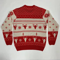 AliExpress  supply of Europe and the United States Christmas knitted pullover jacquard with color an