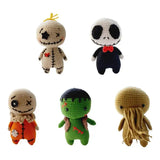 Halloween Voodoo Dolls Creepy Halloween Scray Ghost String Plush Pin Plushies Holder Horror Halloween Ornaments