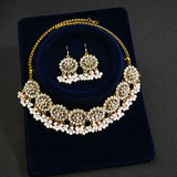 Luxury Elegant Crystal Wedding Jewelry Set Women Vintage Water Drop Earring Necklace Set Indian Gold Color Bijoux Bride Gift